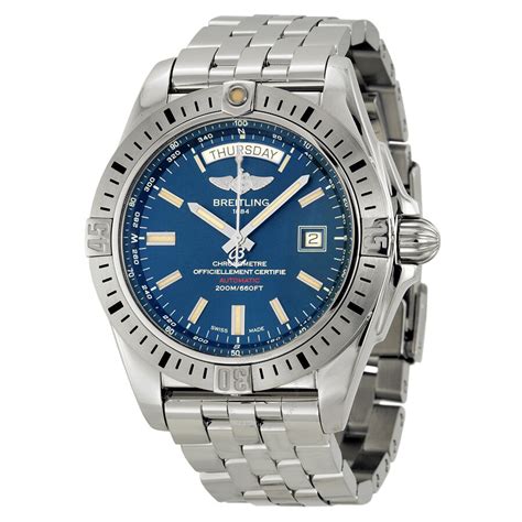 breitling galactic 44 blue dial|Breitling Galactic 44 .